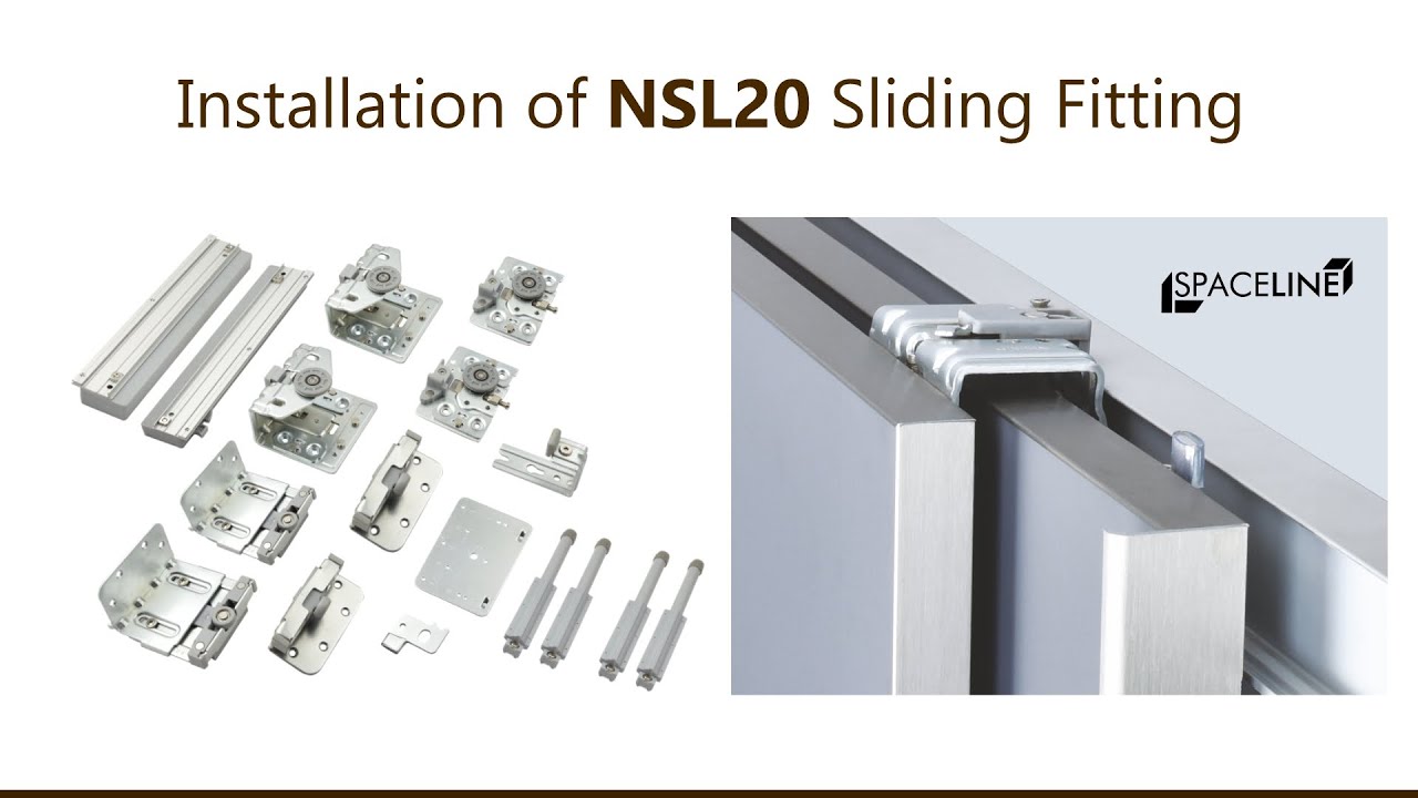 NIMMI NSL20 SpaceLine 20 Overlay Sliding Fitting - Topline