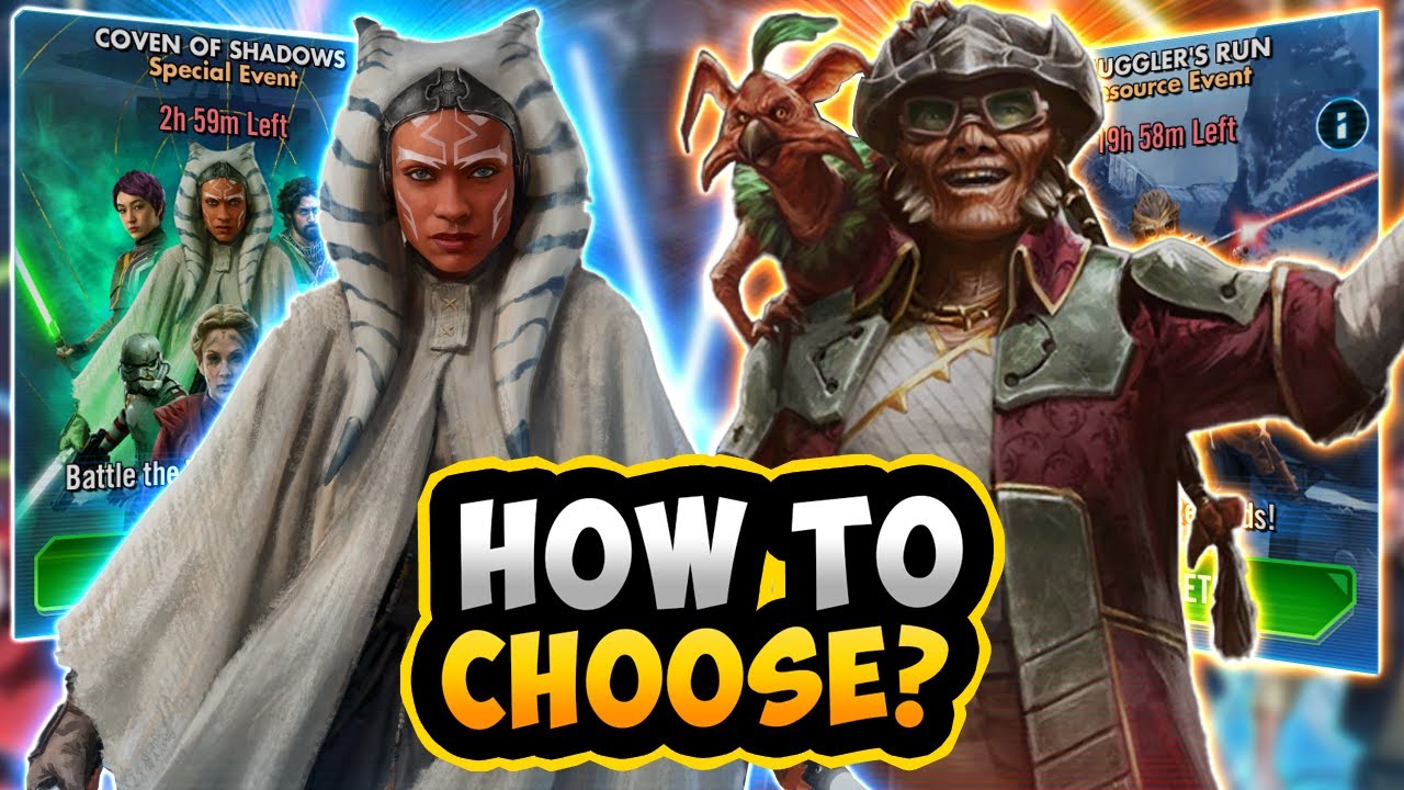 Coven of Shadows or Smuggler's Run 3?  Hondo or Ahsoka?