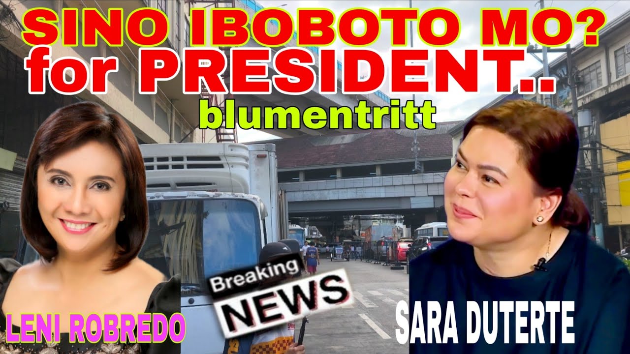 KALYE SURVEY BLUMENTRITT: SINO IBOBOTO MO FOR PRESIDENT?