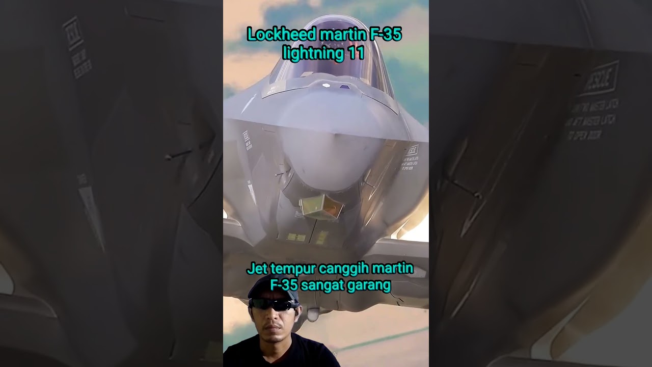 pesawat jet tempur canggih martin f-35 lightning sangat gatang bentuk bodinya 