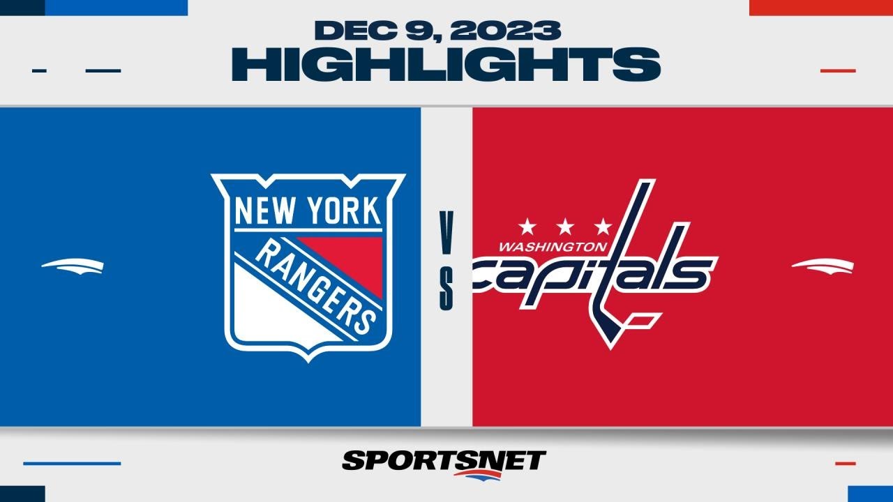 NHL Highlights | Rangers vs. Capitals - December 9, 2023
