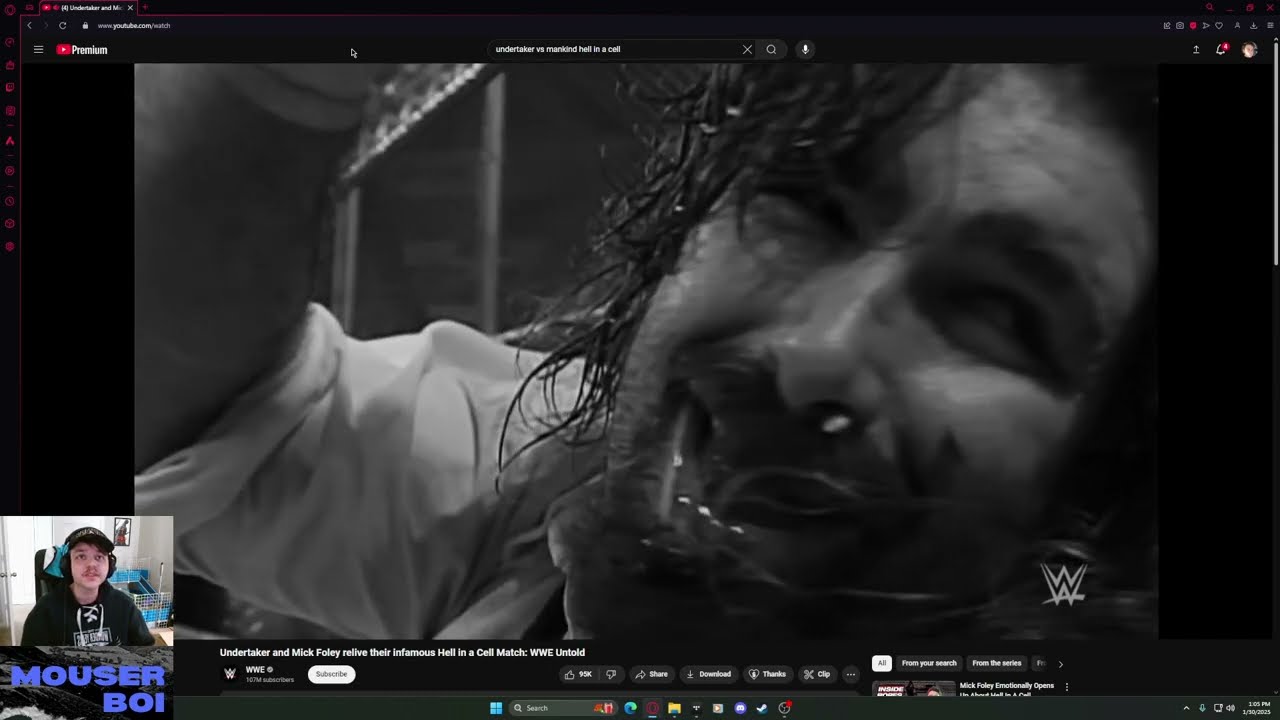 Young Wrestling Fan Reacts: Undertaker and Mick Foley relive their infamous Hell in a Cell Match