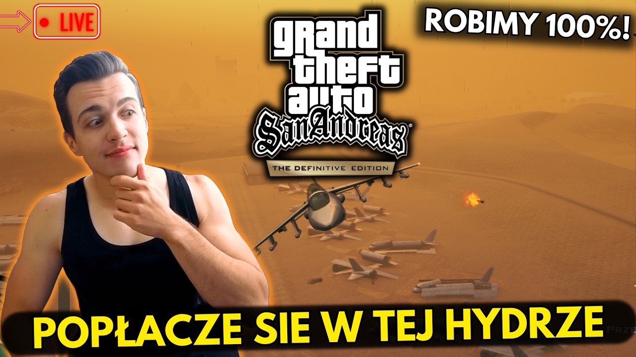 GTA San Andreas 🌴 WYŚCIGI SAMOLOTOWE Z TYM STEROWANIEM... | NA 100% #9