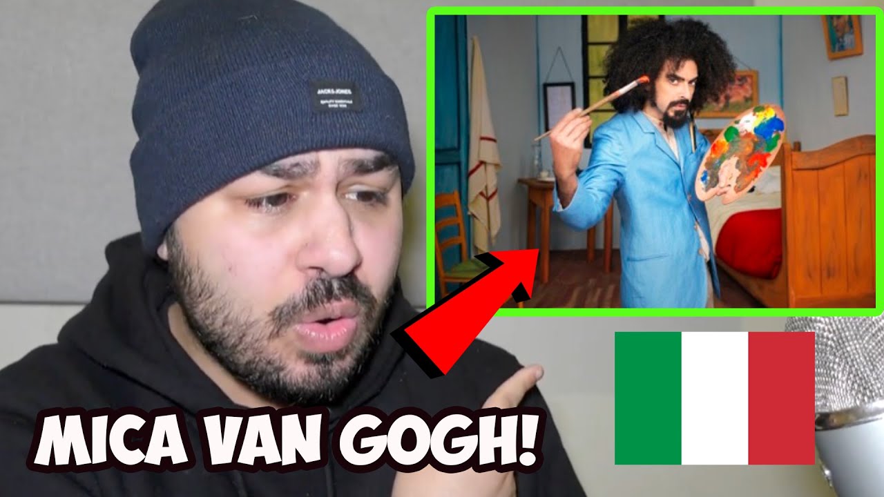 British Reaction To Caparezza - Mica Van Gogh (Italian Rap)