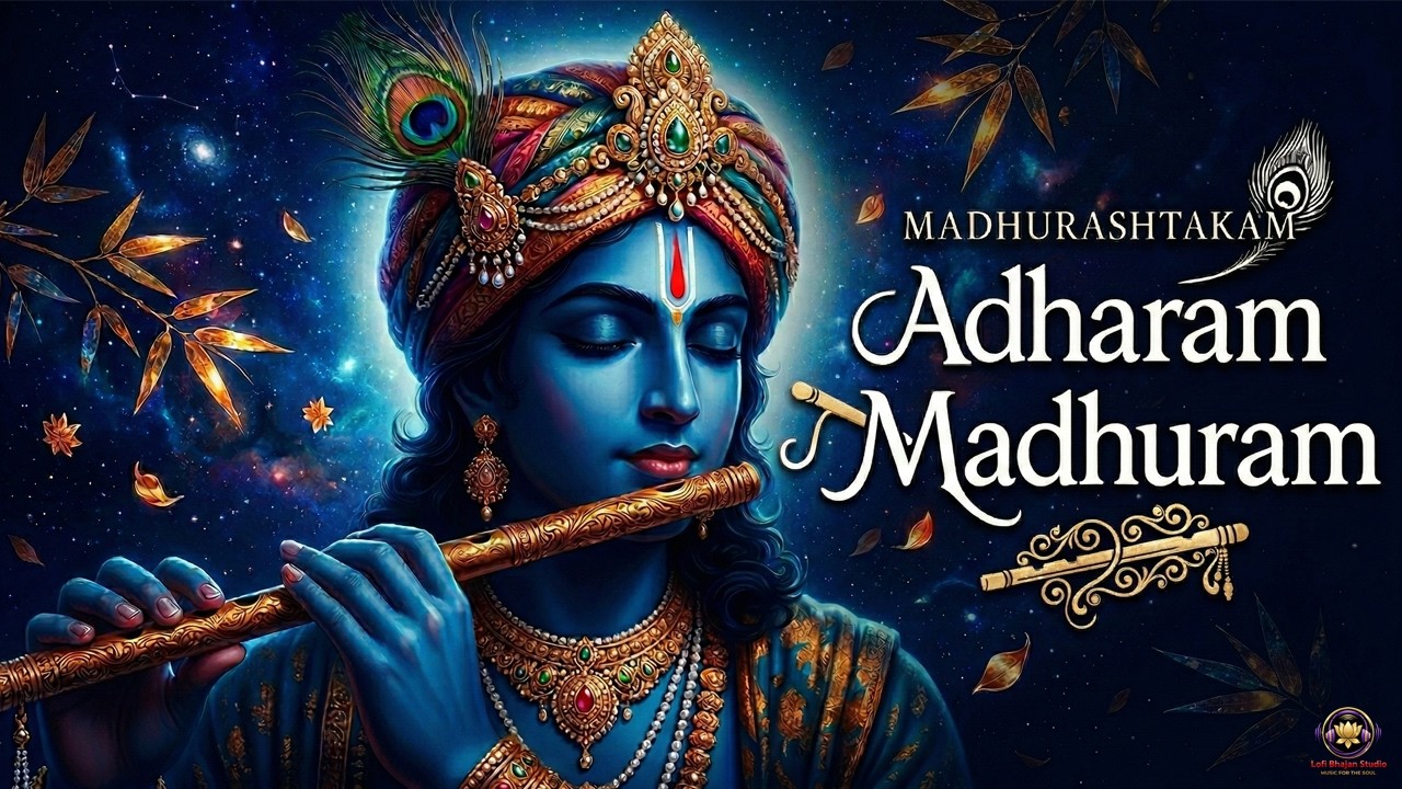 Adharam Madhuram | Madhurashtakam | Krishna Soulful Devotional | Lofi Bhajan Studio