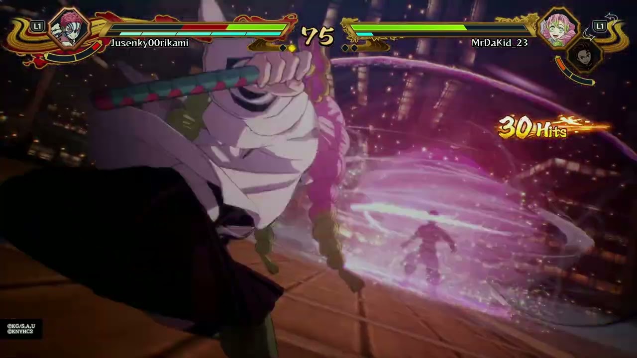 (Reupload) Akaza vs Tanjiro & Mitsuri | DS: The Hinokami Chronicles 2