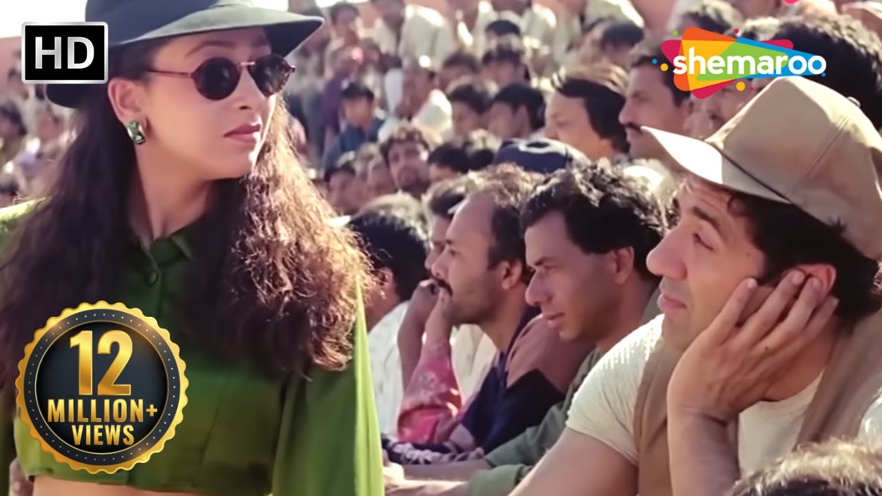 सनी देओल ने दिया करिश्मा कपूर को मुँह तोड़ जवाब | Ajay | Karishma Kapoor | Sunny Deol