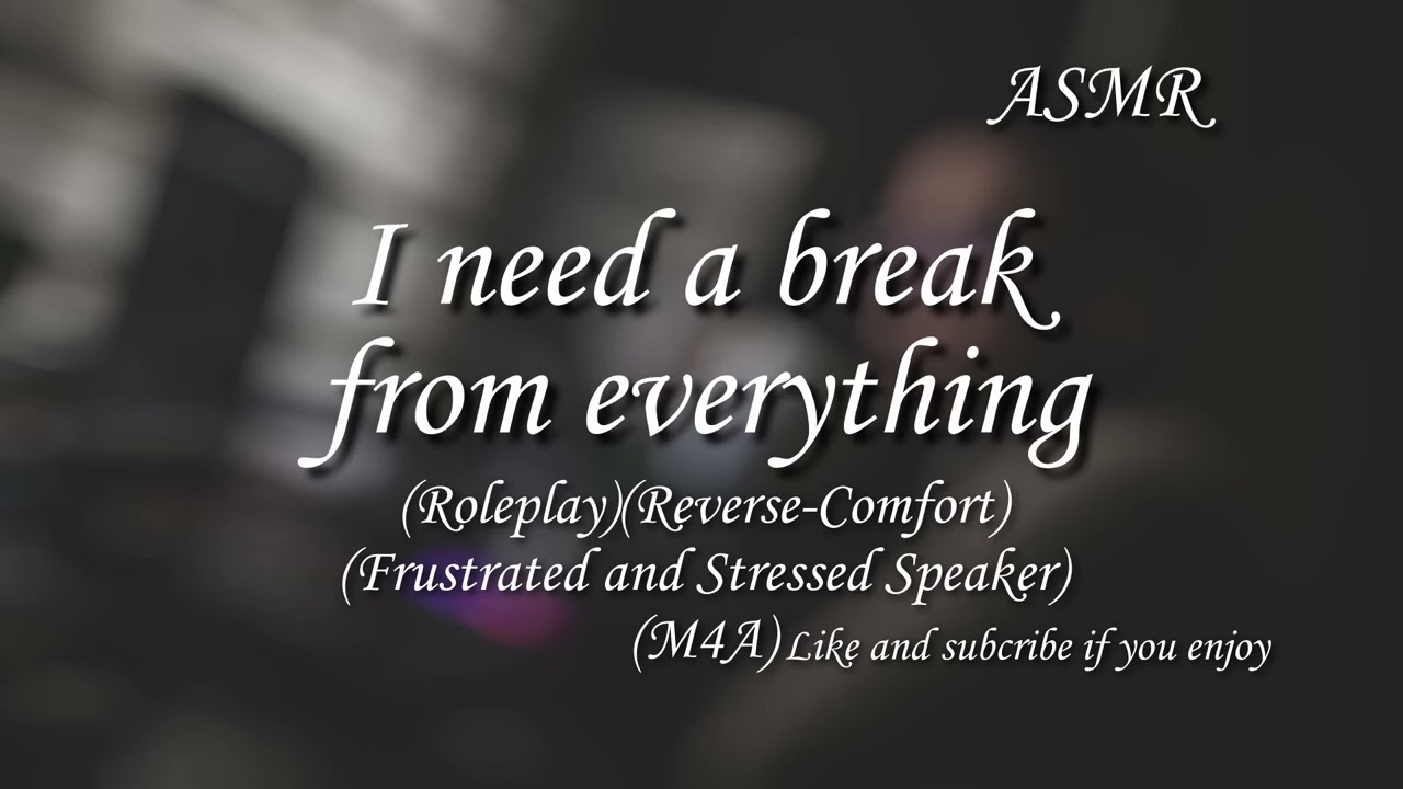 [M4A][ASMR] | RP Helping your stressed Roommate Relax (Reverse-Comfort)(Grumpy-speaker)