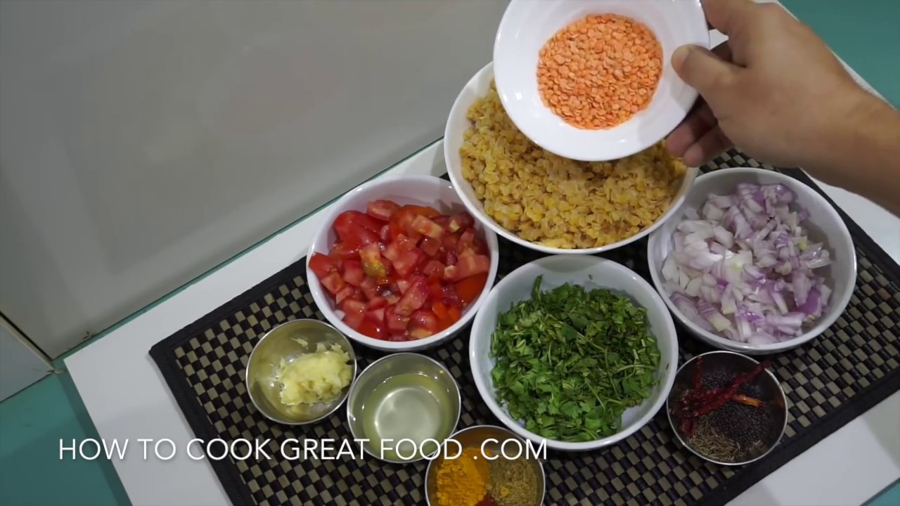 🇬🇧🇮🇳🍅 🍆 Indian Lentil Stew - Dal Masoor Recipe - Vegan Curry
