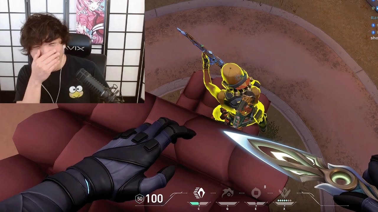 Sykkuno LOVES knifing in the Inhouse Valorant with NoPixel Friends