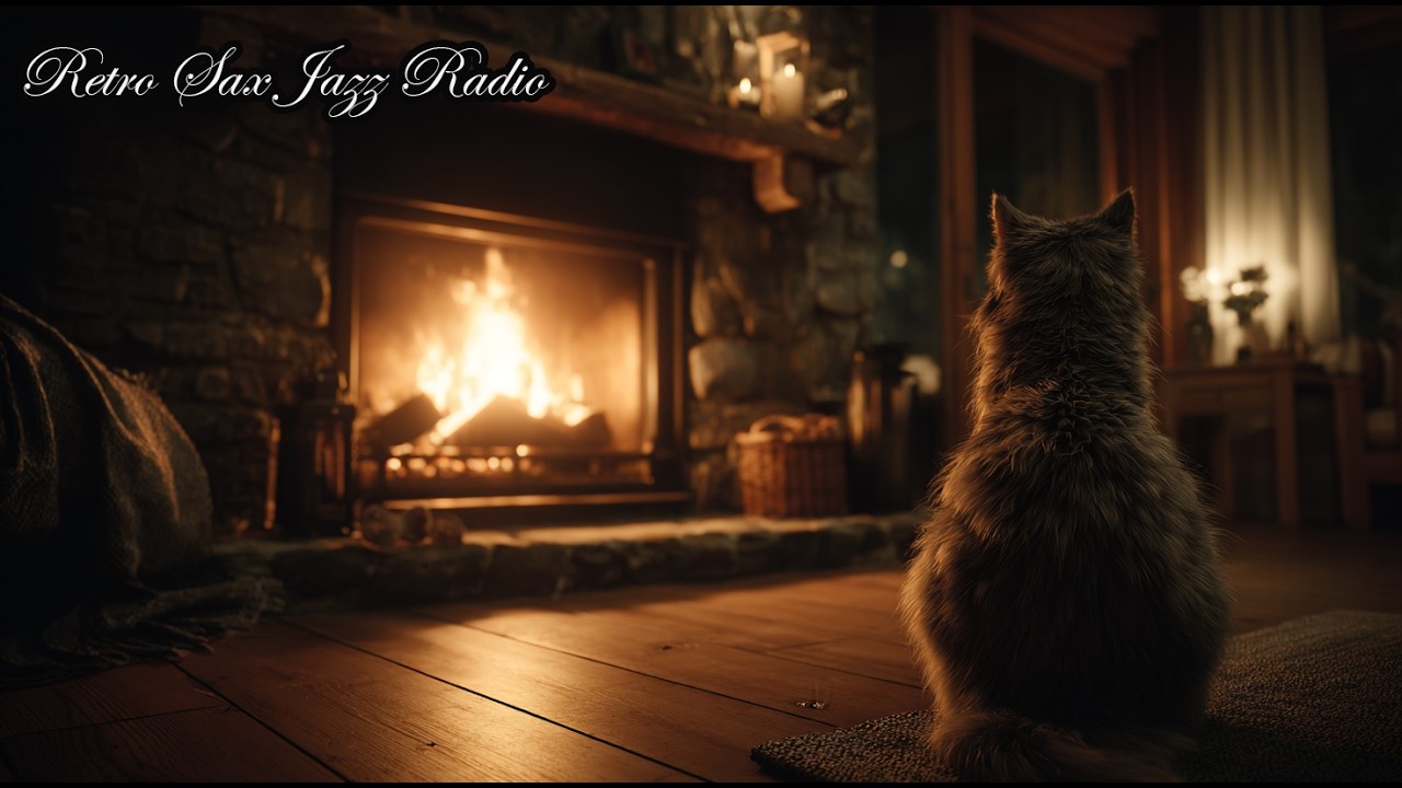 Warm Fireplace Jazz | Smooth Jazz Music for Peaceful Evening