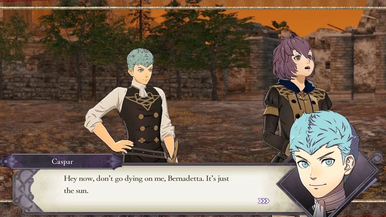 Bernadetta & Caspar Support Conversations - Fire Emblem: Three Houses [Switch]