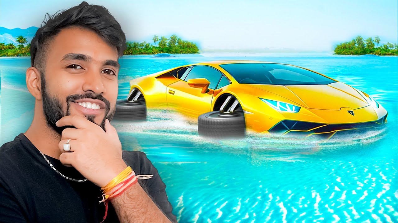 DRIVING A SUPERCAR ON WATER