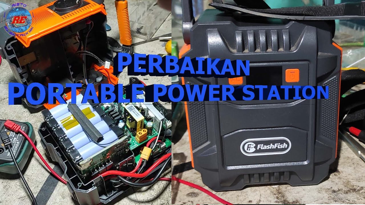 Perbaikan Pembangkit Listrik Portable (Flashfish A201) Tegangan AC dan Kipas Selalu Hidup