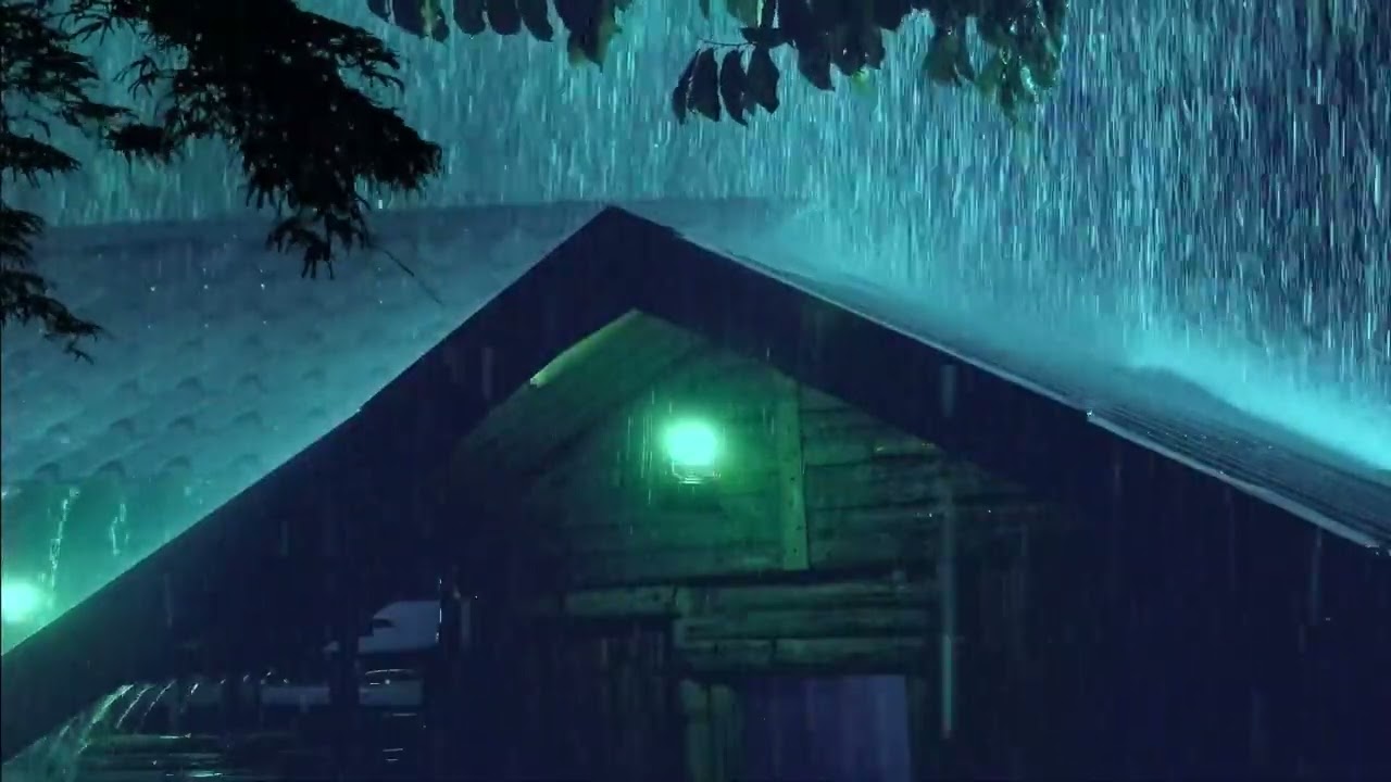 Guaranteed Solution to Insomnia | Rain Therapy ASMR for Deep Sleep - Thunderstorm Ambience