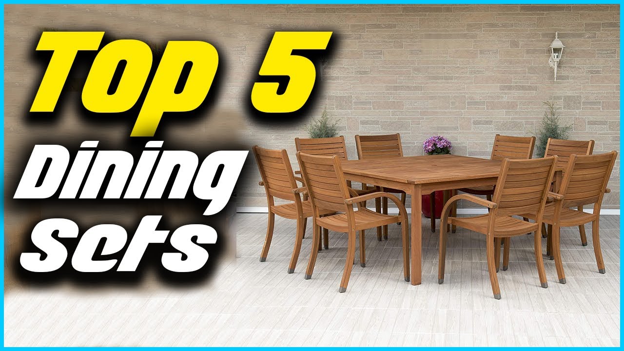 ✅ Top 5 Best Patio Dining Sets 2022 Reviews