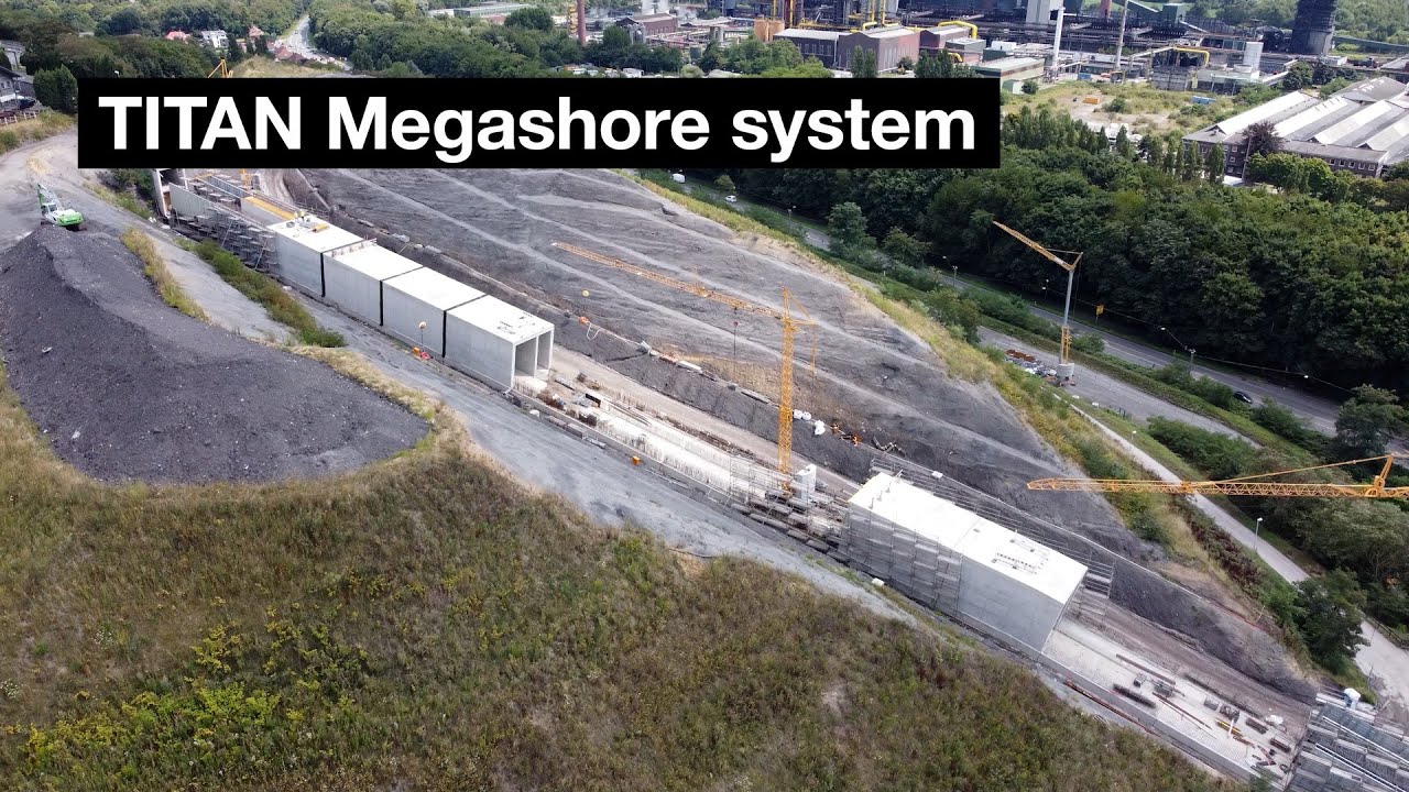 Travelling falsework towers at alpincenter Bottrop | TITAN Megashore system