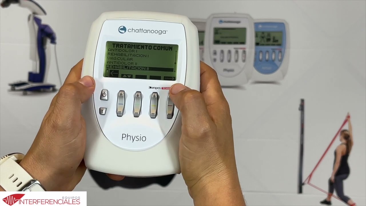 Categoría de programas en el equipo portátil Chattanooga Physio