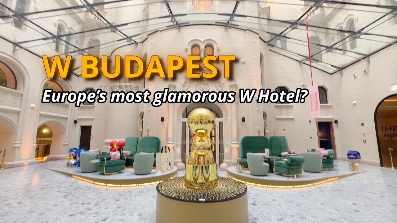 Is W Budapest the Real Grand Budapest Hotel? 🇭🇺 Golden Parliament & Danube Night Cruise | 4K