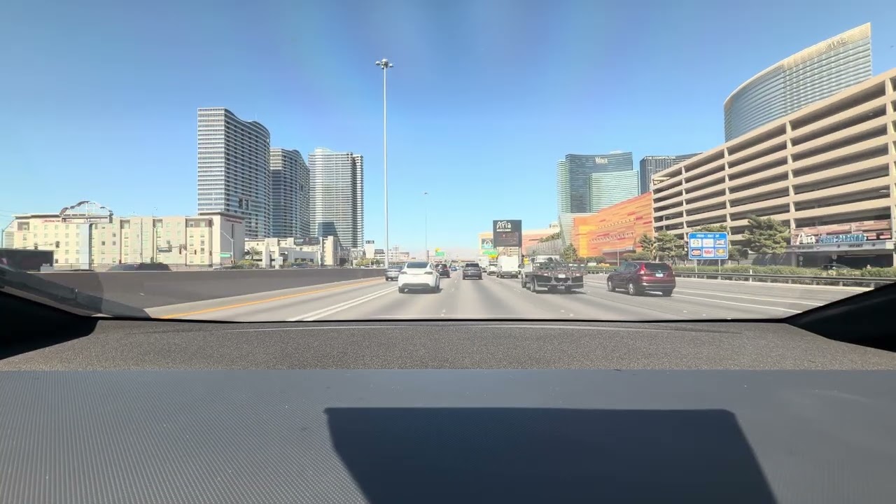 2025 Tesla Cybertruck - Las Vegas Afternoon FSD - March 12, 2026