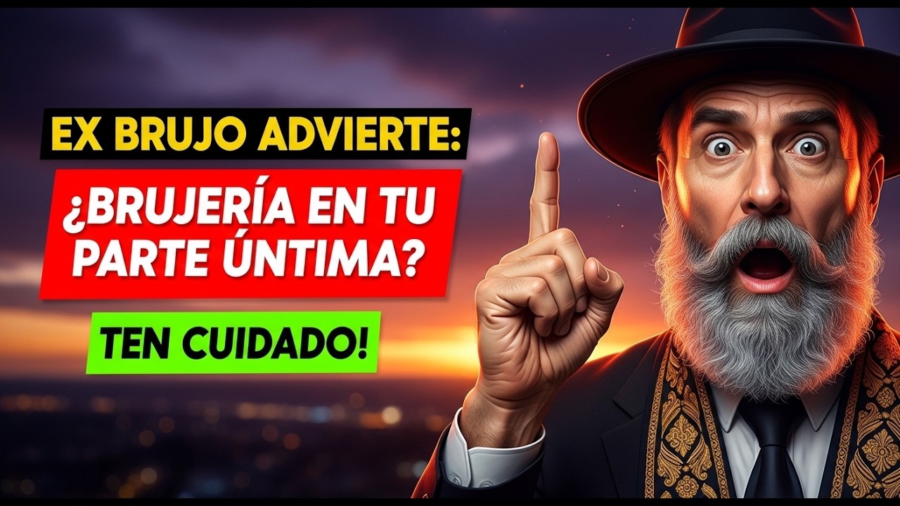 ¿Tienes ENERGÍAS OSCURAS en tu VIDA? EX BRUJO revela la VERDAD | Sabiduría Judía