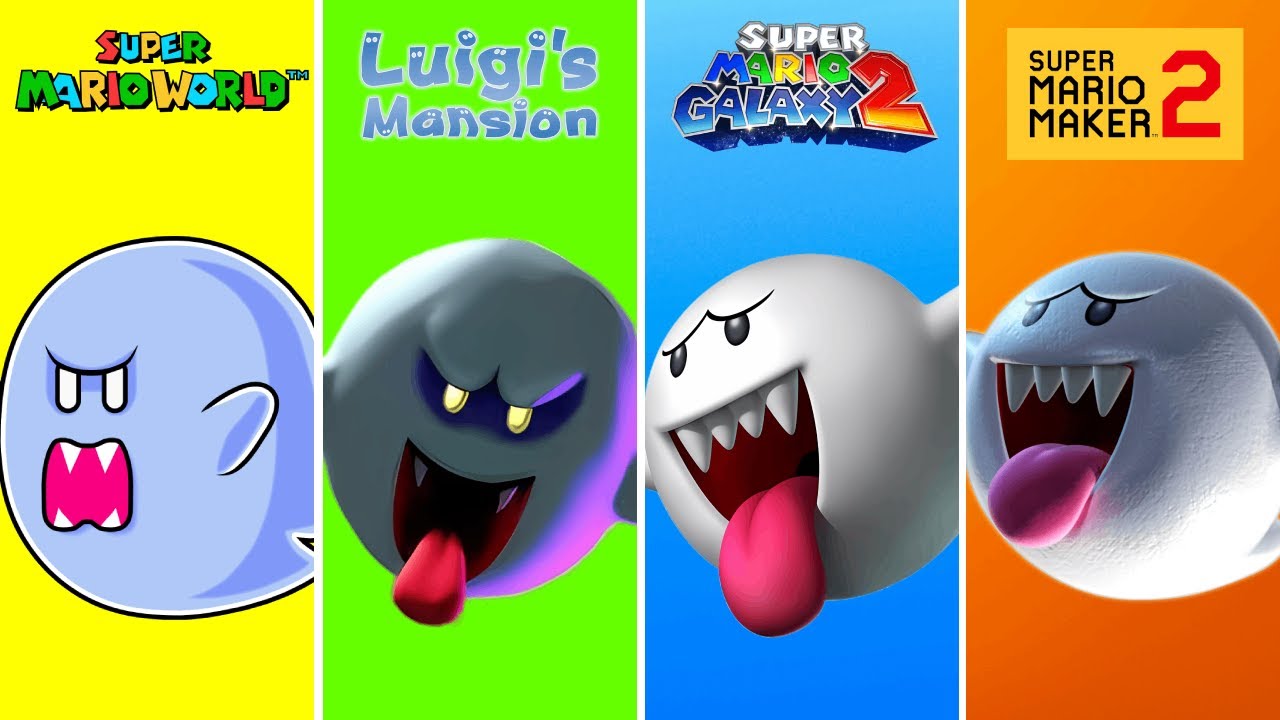 Evolution of Big Boo in Super Mario Series (1990-2025)