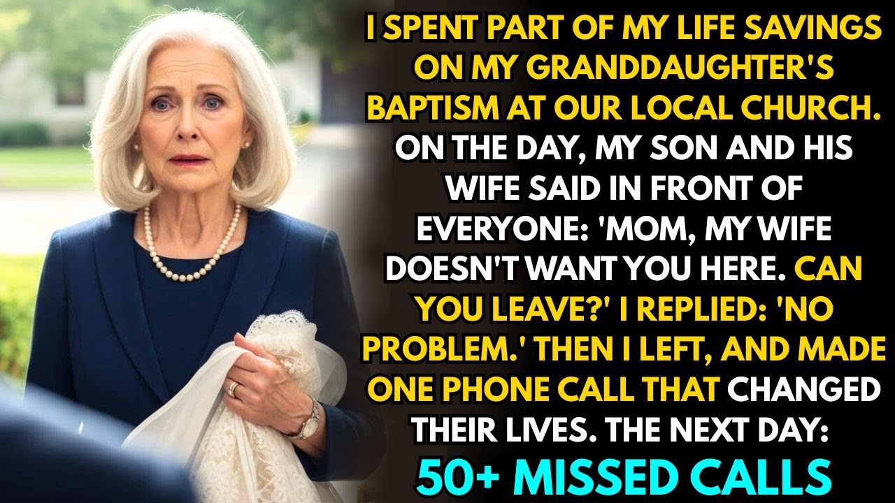 My Son and His Wife Left Me Out Of My Granddaughter’s Baptism: There’s No Place For You, Mom. I Went
