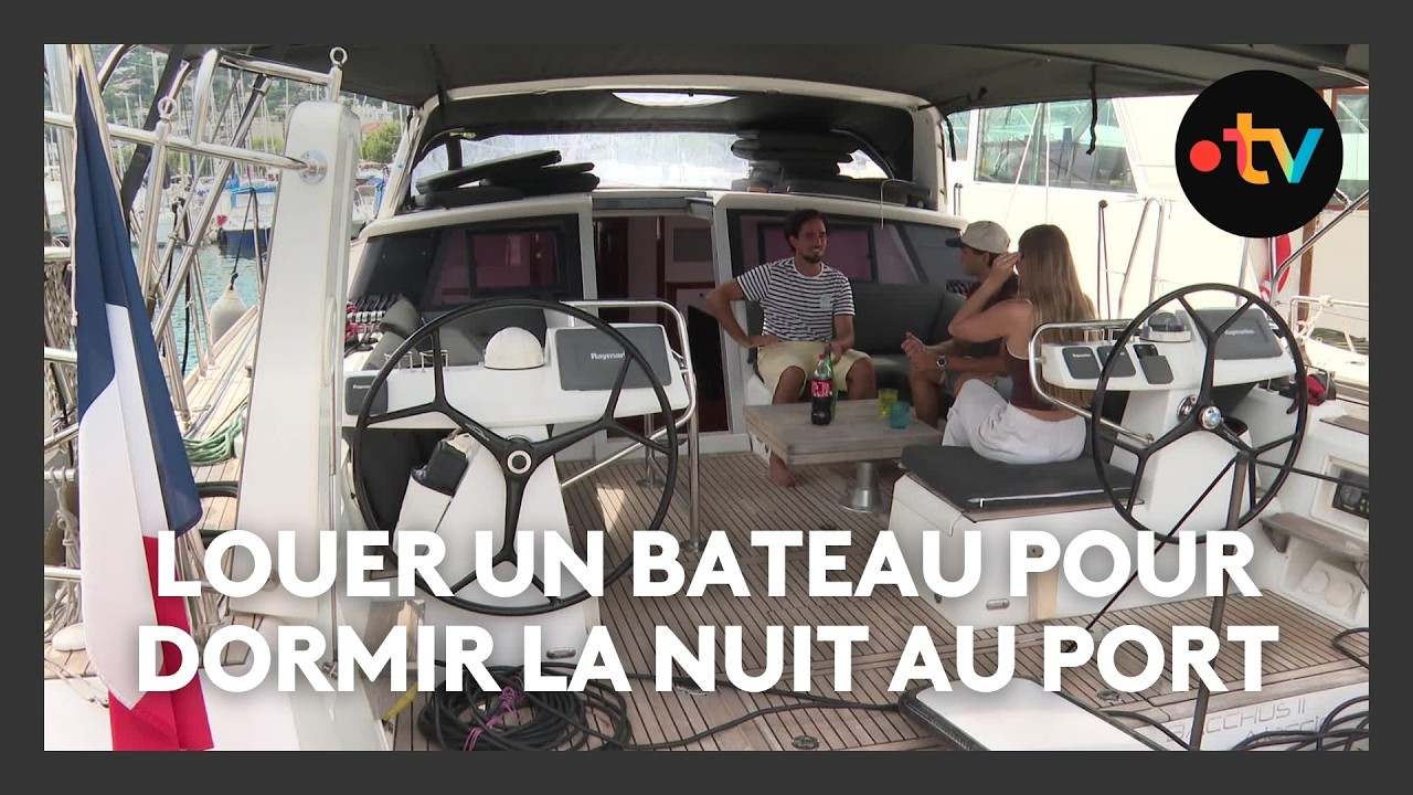 La location de bateaux pour la nuit en Airbnb est possible sur la C&ocirc;te d'Azur depuis 3 ans