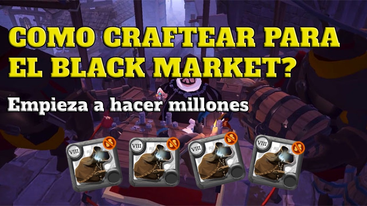 Como craftear para el black market | Guía | Albion Online