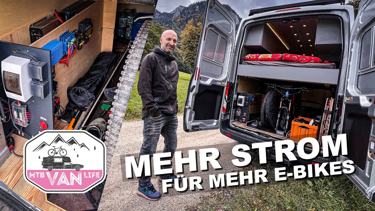STROM SATT im MTB Camper Van | Ford Transit mit Bike Auszug von Trailkind | Jasper Jauch