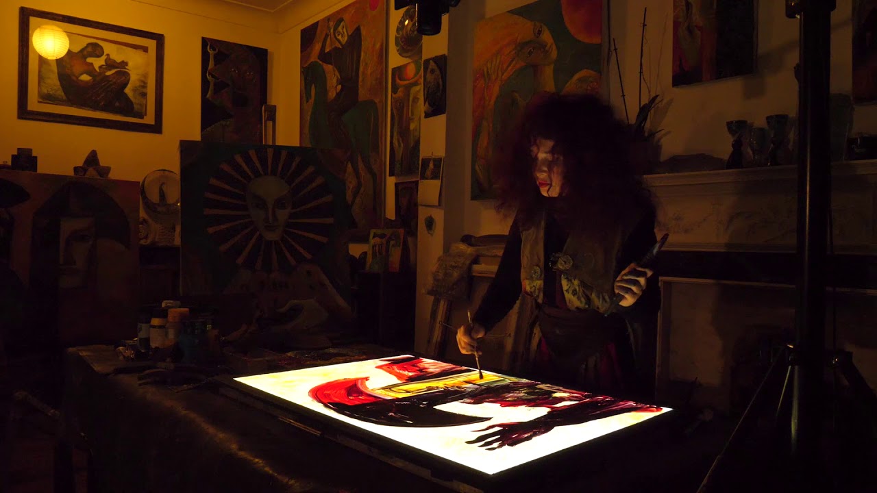 High - The Filthy Tongues as painted live by Maria Rud