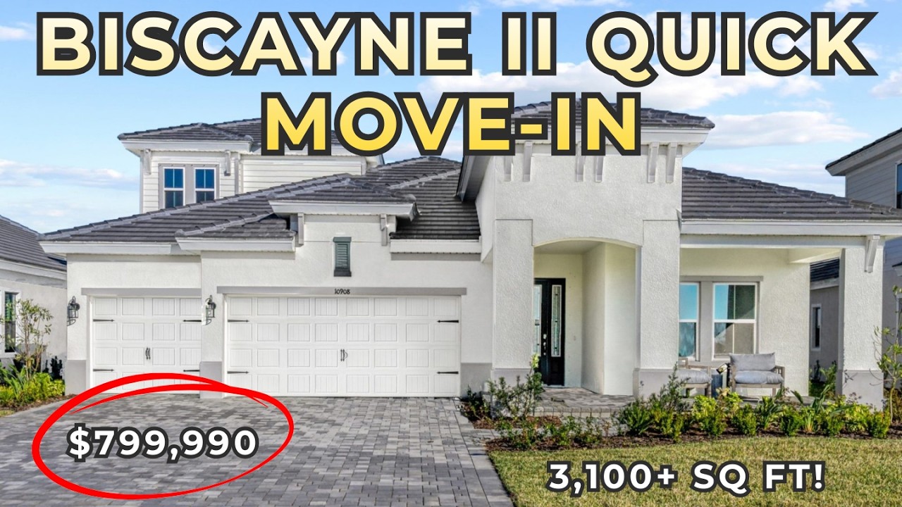 Biscayne Model Tour | 3,100+ Sq Ft Florida New Construction Home | VivaTampa