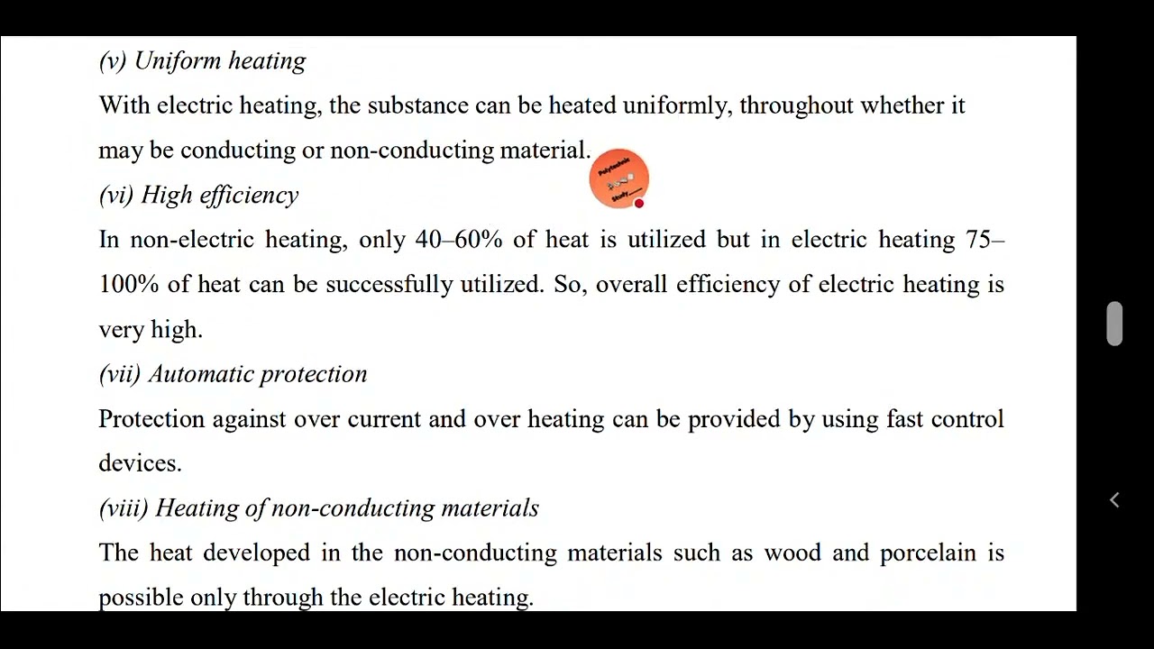 Advantages Of Electrical Heating by Dr. Kamal Singh