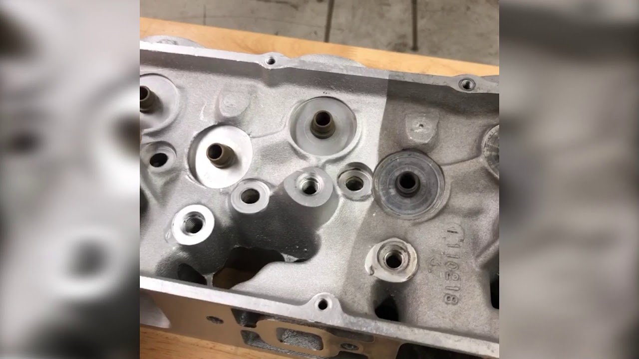 Automotive Cylinder Head: Cleaning & NOT Damaging Threaded Holes  - Vapor Honing Technologies