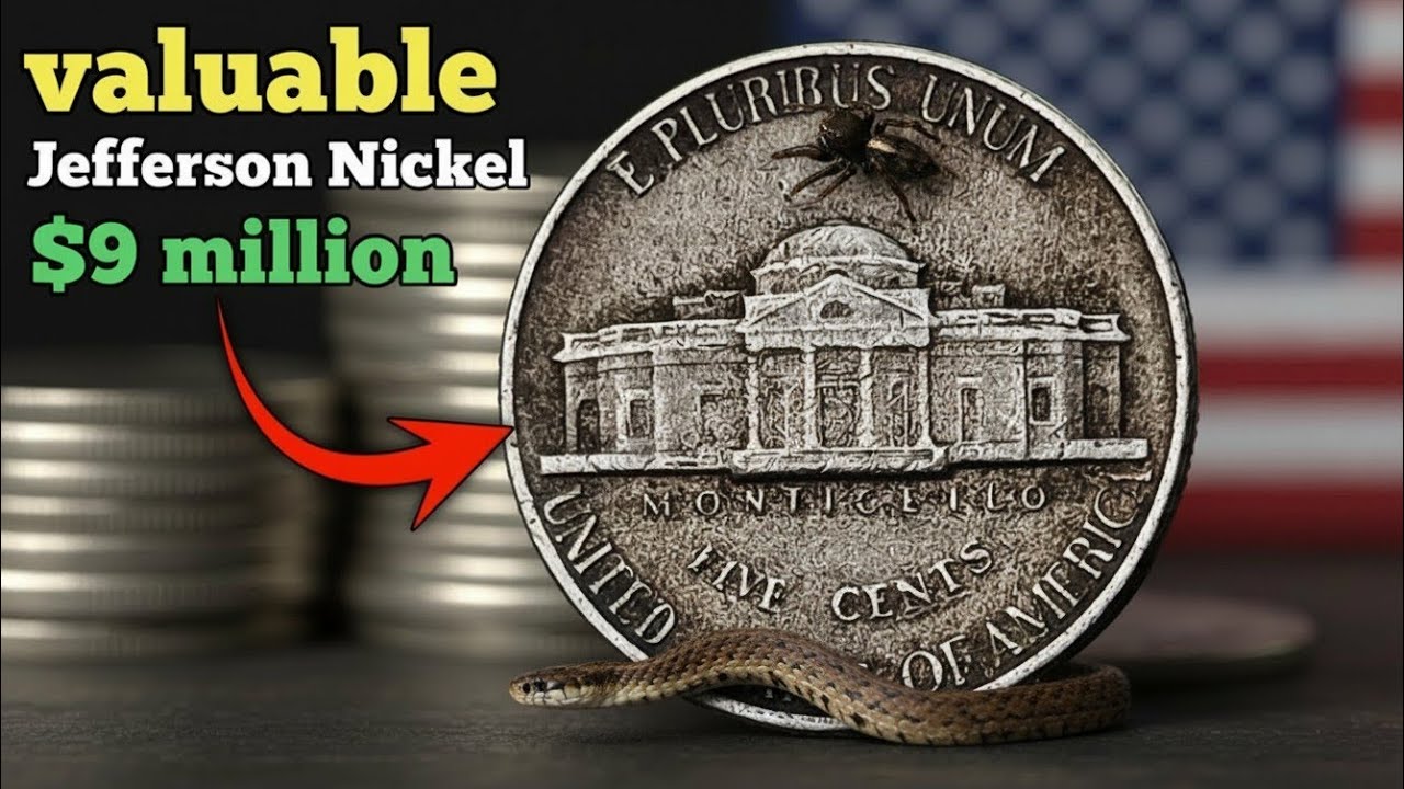 Top 9 Rare Jefferson Nickel Coins Worth Millions of Dollars | Valuable U.S. 5 Cent Coins | #trending