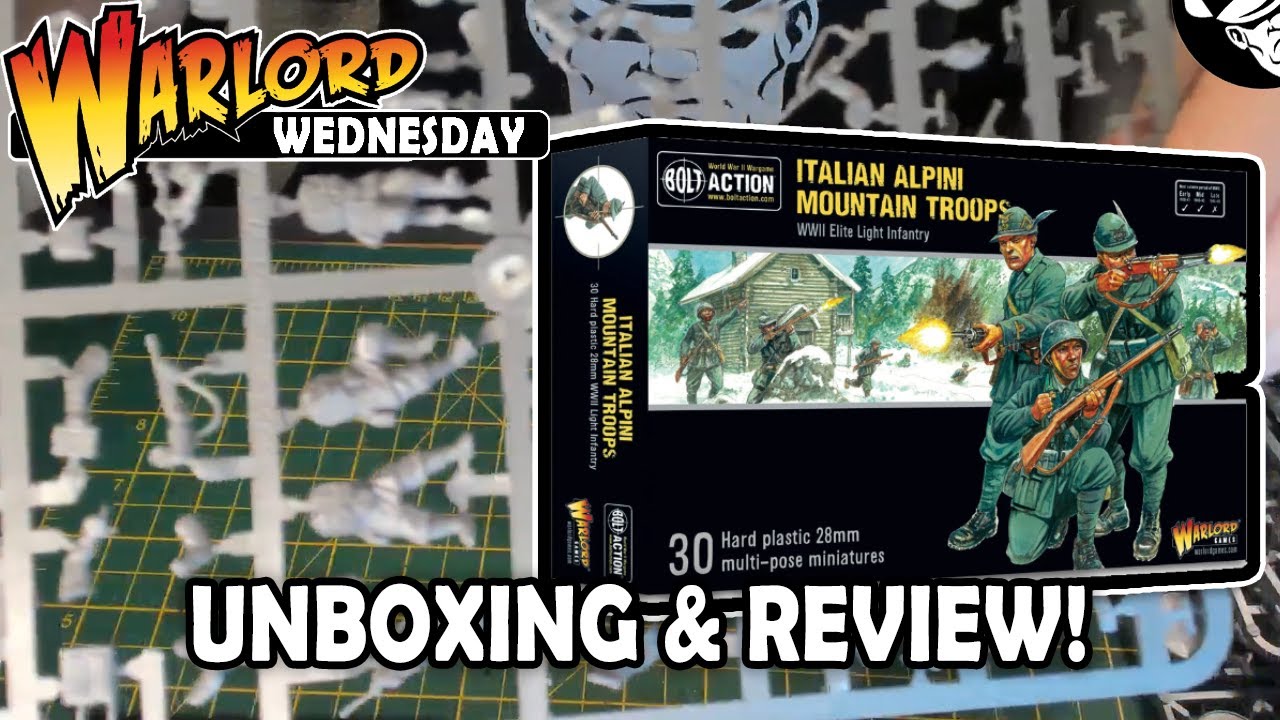 Let's take a look at the NEW Italian Alpini Infantry! | Bolt Action!