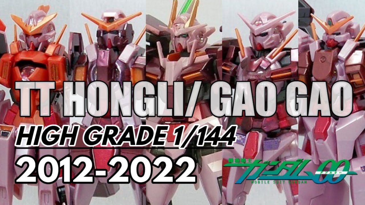 Every HG 1/144 -  00 Gundam Knockoff Kits Released by TT Hongli/ Gao Gao So Far