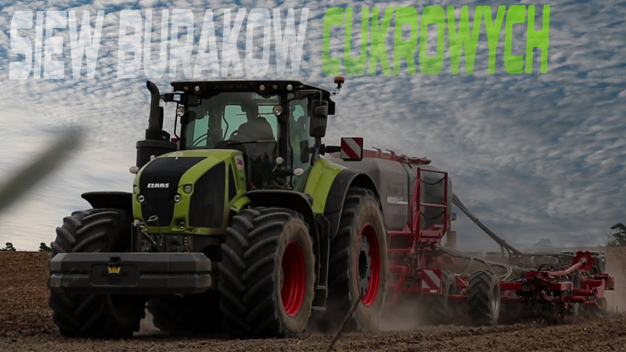 🌾Siew buraków cukrowych🌾Z nowym nabytkiem w akcji 😎😈Claas Axion 960😈🔥Horsch  Focus 6 TD🔥💚950Team 💚