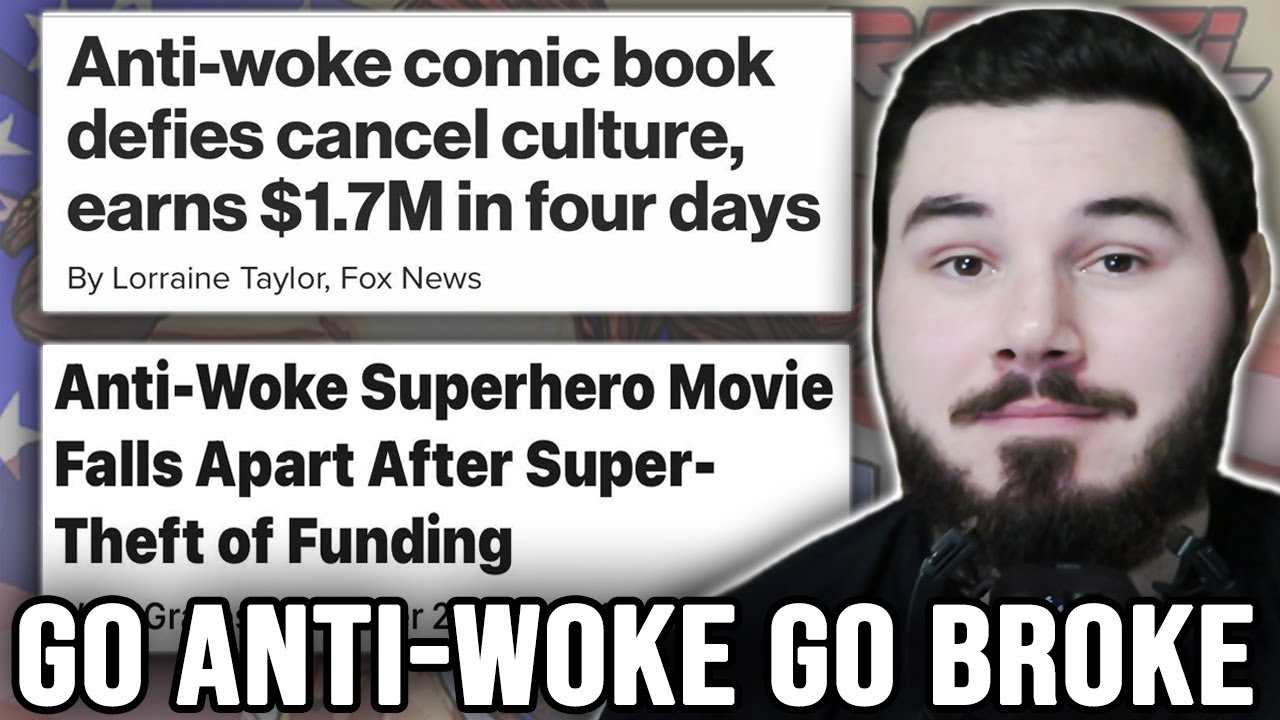 The RISE and DOWNFALL of 'Anti-WOKE' Superhero Comics and Films