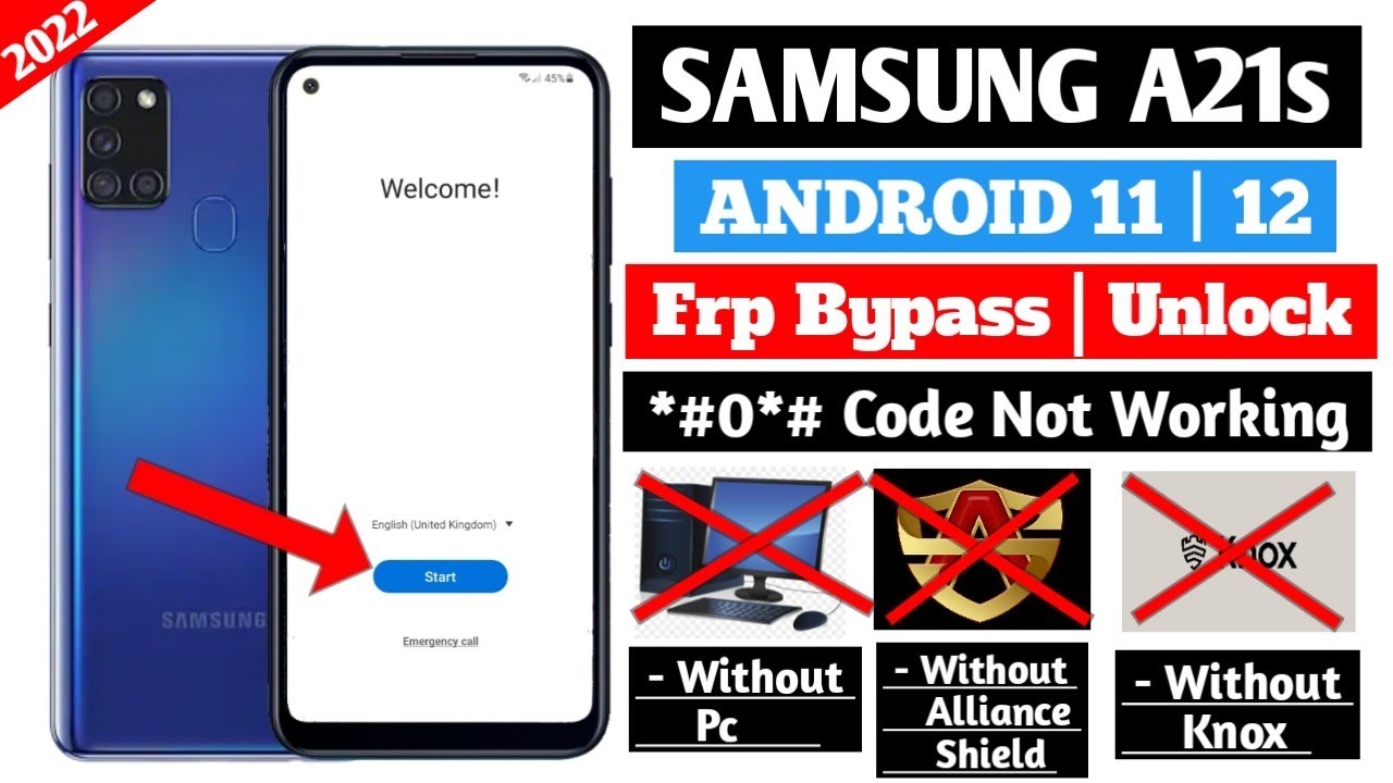 Samsung Galaxy A21s Frp Bypass / Google Account unlock  | Without Pc | Android 11/12 || 2022