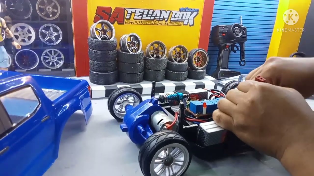 รีวิวรถบังคับแต่งสเกล 1/10 รถQDขับ2 โมแรง   ร้านเป้ PA RC Hatyai Modify & Model Toys 062-0652178
