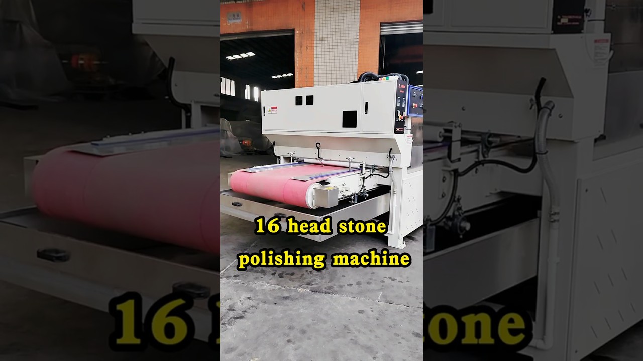 16 head stone polishing machine