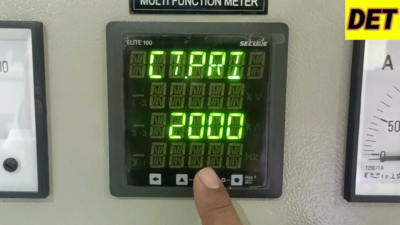 Secure Elite100 MFM Programming, Setting,Configuration #elite100 #elite300 #securemeter #kwh #energy