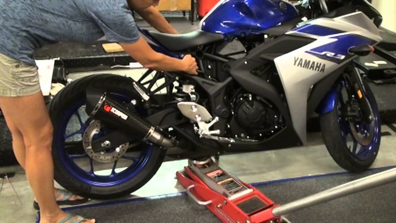 Yamaha R3 JRI Shock Install - Removing and reinstalling rear Shock  #Hardracing