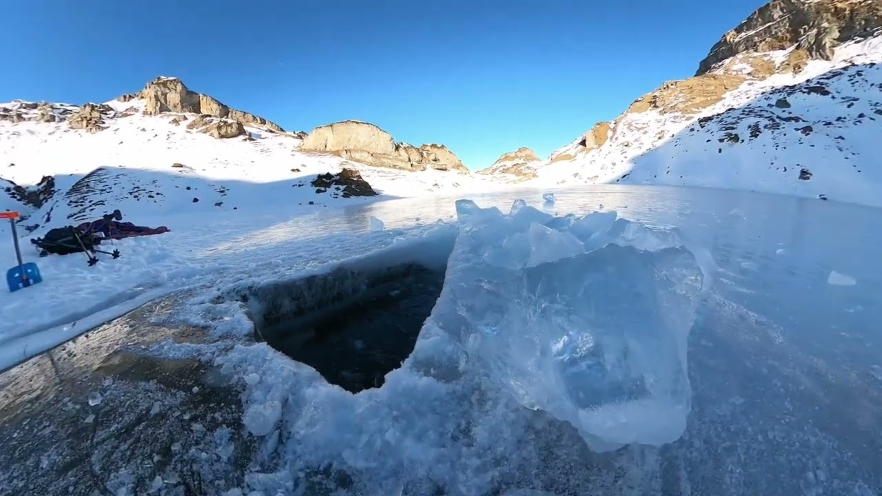 Spilauersee 1837m * ice bath *  -10c   30 .12 .2025