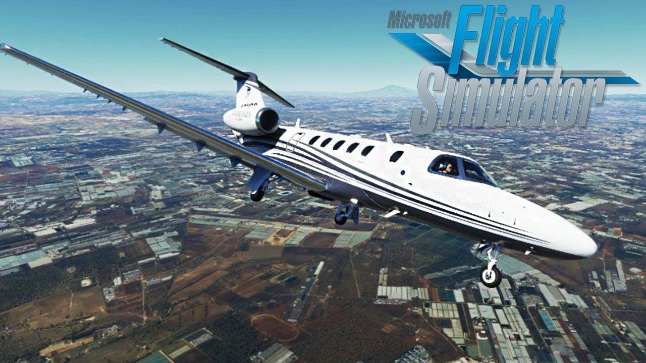Volo Catania - Comiso Con Jet Cessna Citation CJ4 + Cloche T16000M - Flight Simulator 2020 Ita