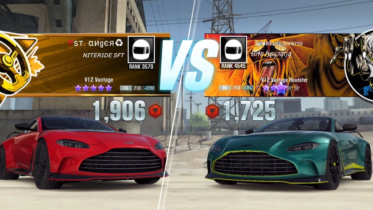 CSR2 CHAMPIONSHIP SHOWDOWN races using V12 VANTAGE top1000 run🤩