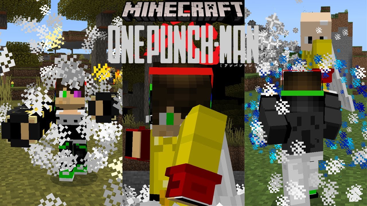 *AMAZING* One Punch Man! Abilities, Training, Awakenings... (Minecraft One Punch Man Mod)