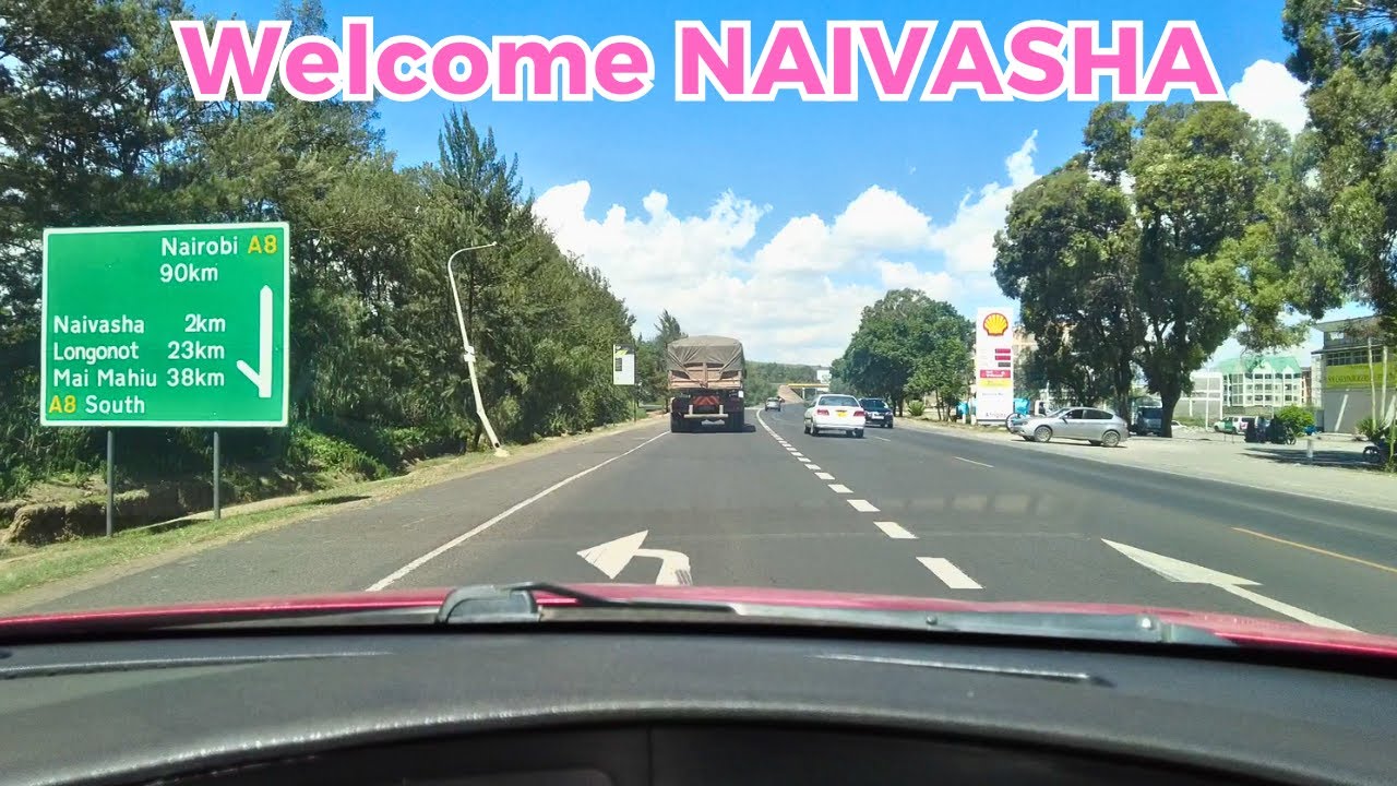 Naivasha Here I Come! Feel the Thrill of Getting Caught in Between Trucks on Nakuru Nairobi Highway