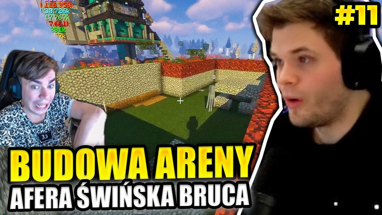 GUCIO - BUDOWA ARENY | RandomBruce AFERA ŚWIŃSKA | Roguelike Adventures and Dungeons 2 #11